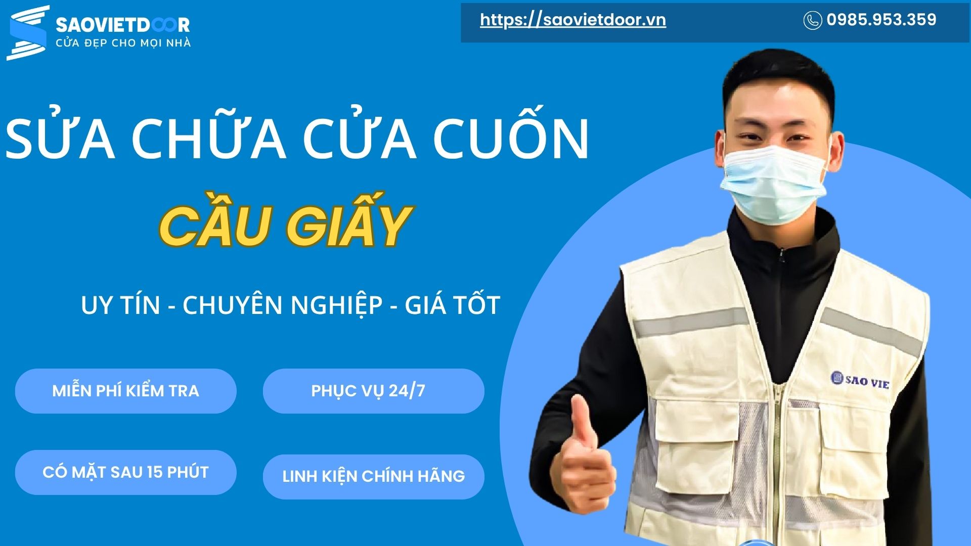 Sửa cửa cuốn tại Cầu Giấy - Hỗ trợ nhanh chóng 37 SUA CHUA CUA CUON CAU GIAY