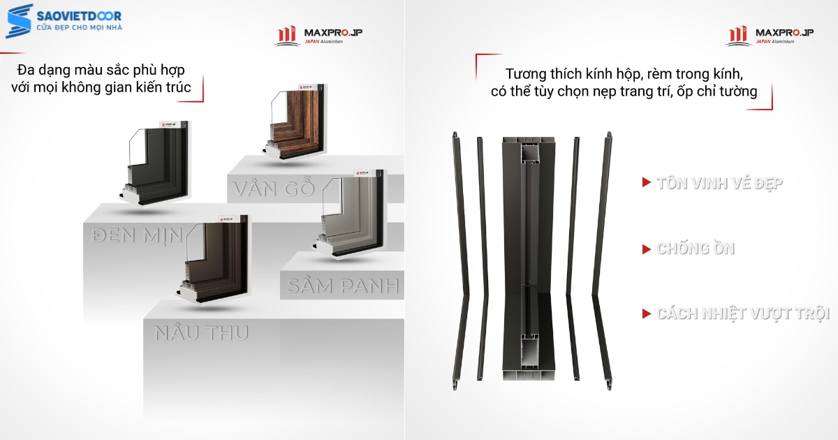 Cửa Nhôm Thủy Lực Maxpro R200