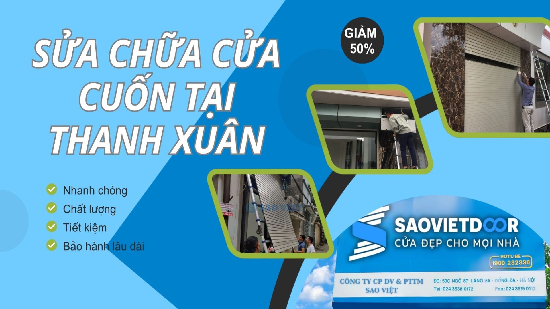 Sữa chữa cửa cuốn tại Thanh Xuân - Thợ giỏi - Có mặt sau 15 phút 55 sua chua cua cuon tai thanh