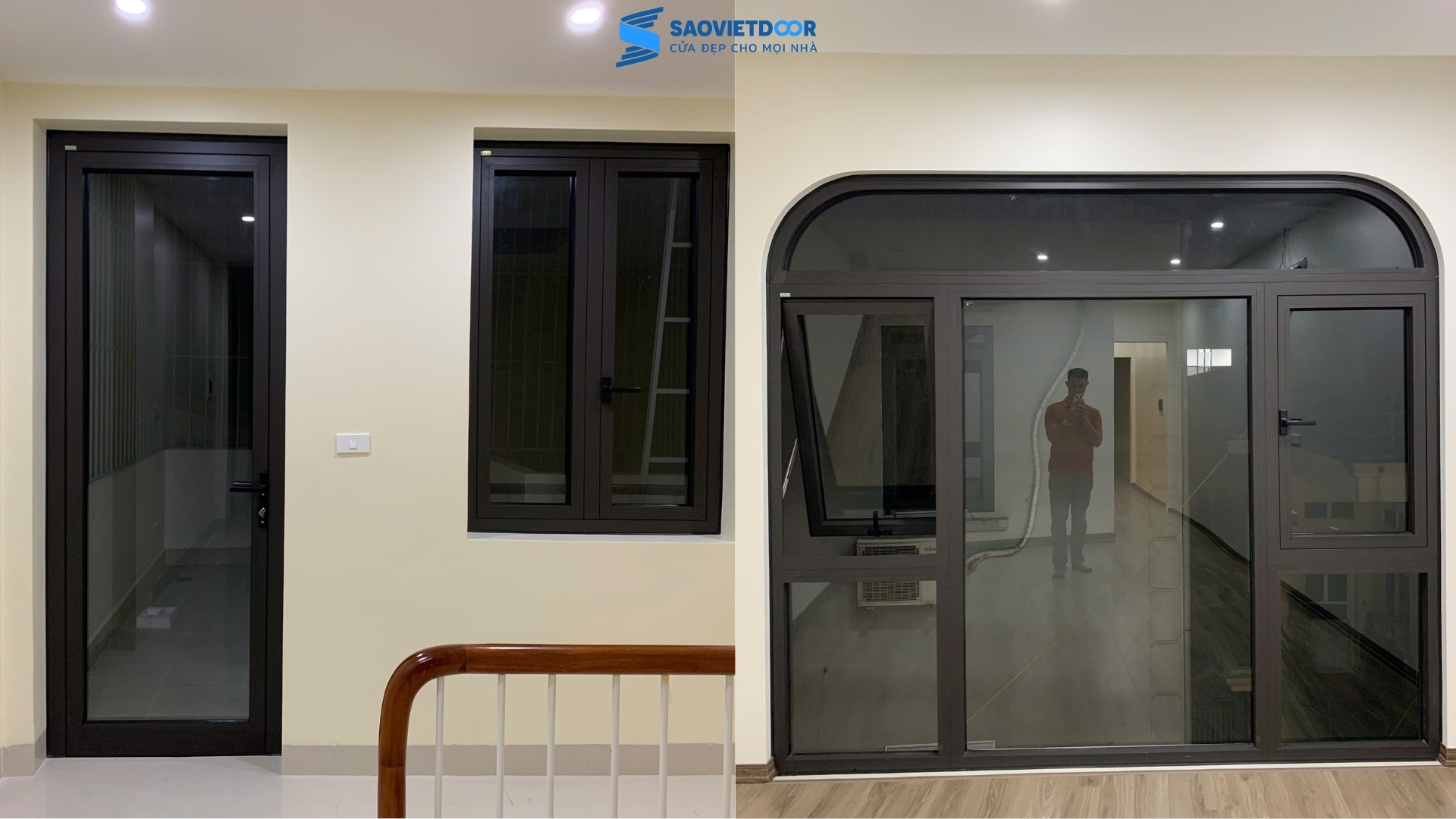 Công trình lắp đặt Cửa nhôm trượt quay, Cửa nhôm Xingfa tại Gia Đình Anh Tùng 28 thumnail 1