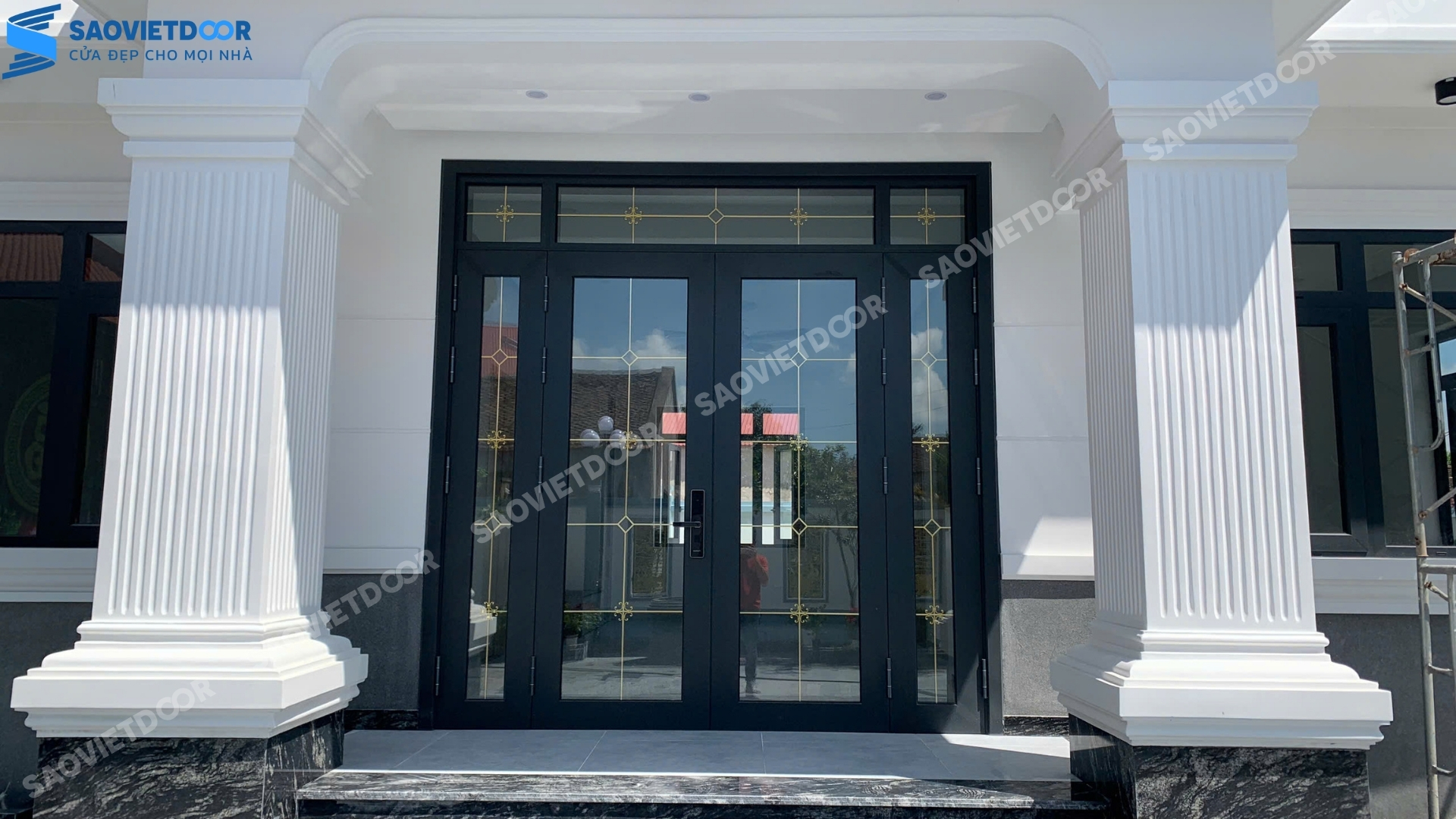Công trình lắp đặt cửa nhôm Chueco, cửa đi Seaaluk kèm phụ kiện KLA cho Anh Hải - Thanh Hoá 2 thumnail 4
