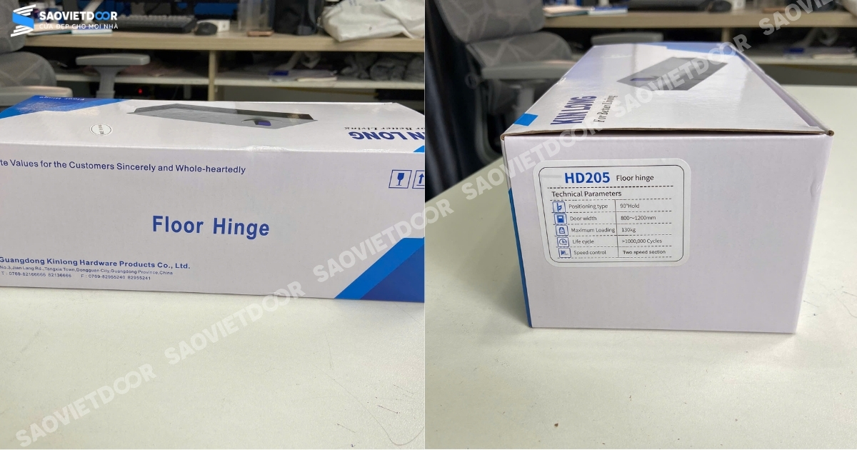 Bản Lề Sàn Thuỷ Lực KinLong HD205