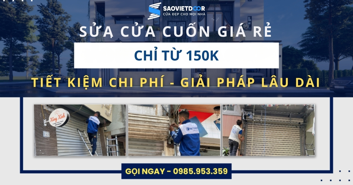 Sửa Cửa Cuốn Giá Rẻ Chỉ Từ 200k 16 Sửa Cửa Cuốn Giá Rẻ Chỉ Từ 150k