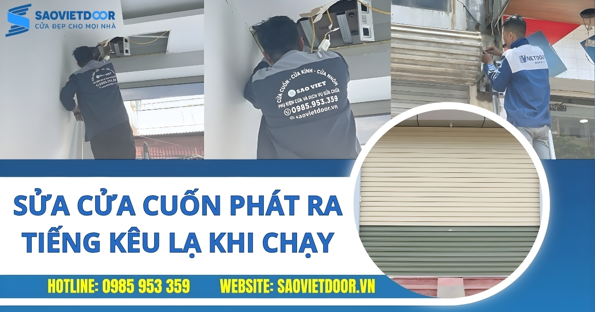 Sửa Cửa Cuốn Phát Ra Tiếng Kêu Lạ Khi Chạy 14 Sửa Cửa Cuốn Phát Ra Tiếng Kêu Lạ Khi Chạy