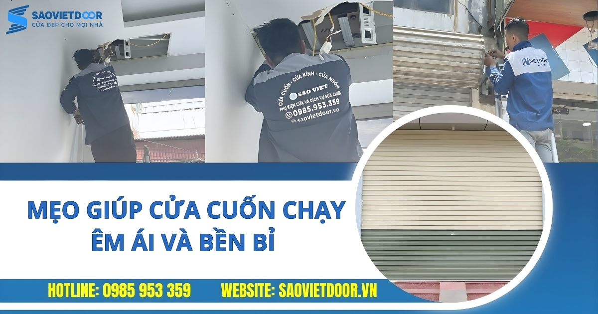 Mẹo Giúp Cửa Cuốn Chạy Êm Ái, Bền Bỉ 11 Mẹo Giúp Cửa Cuốn Chạy Êm Ái, Bền Bỉ