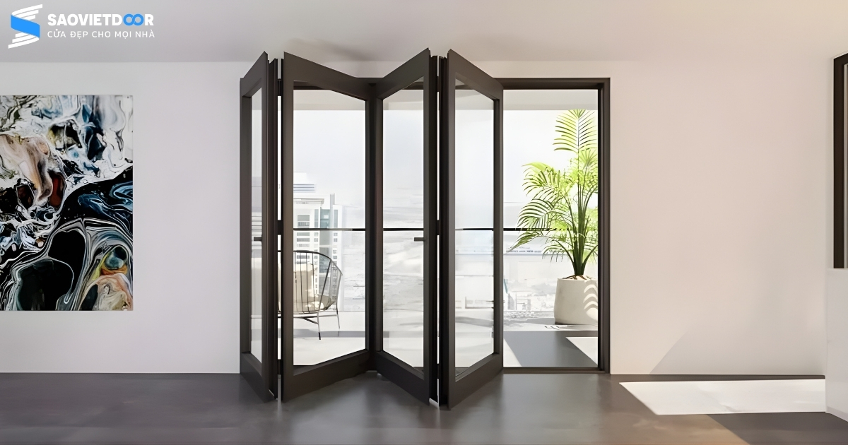 Cửa Xếp Trượt Nhôm Xingfa AC80