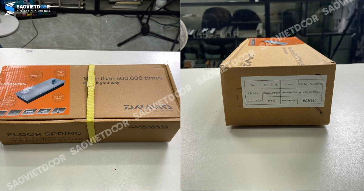BẢN LỀ THUỲ LỰC DRAHO DT-DTH150