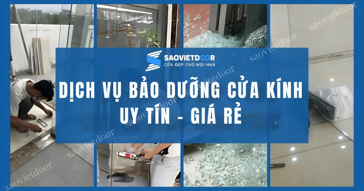 Dịch Vụ Bảo Dưỡng Cửa Kính Tại Nhà