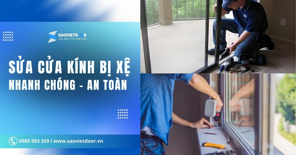 Sửa Cửa Kính Bị Xệ - Nhanh Chóng An Toàn