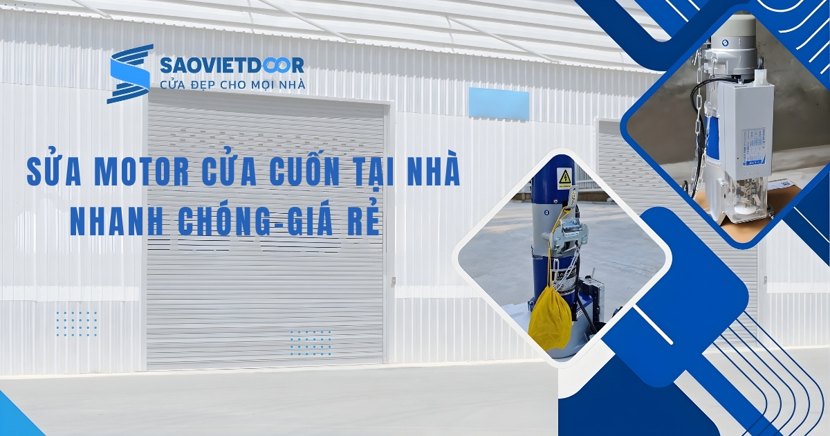 Sửa chữa motor cửa cuốn tại nhà 