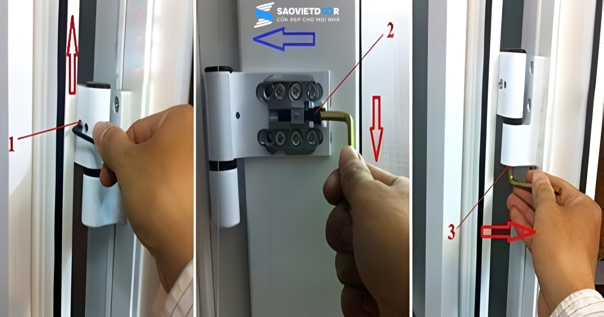 Sửa chữa ốc cửa kính tại nhà 