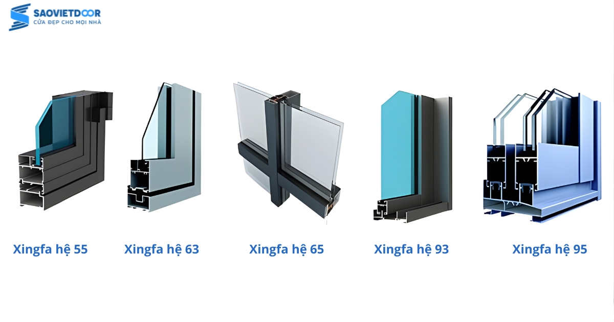 Các hệ nhôm Xingfa