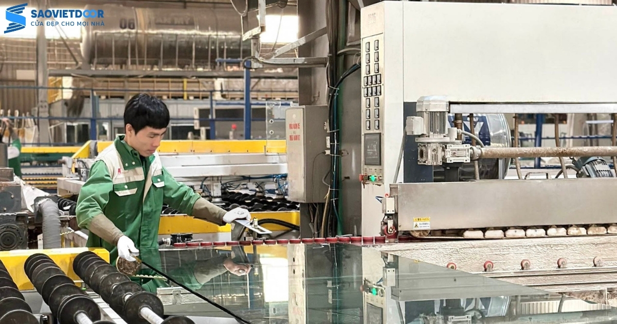 Nhà Máy Sản Xuất Kính Hải Long Của Saovietdoor