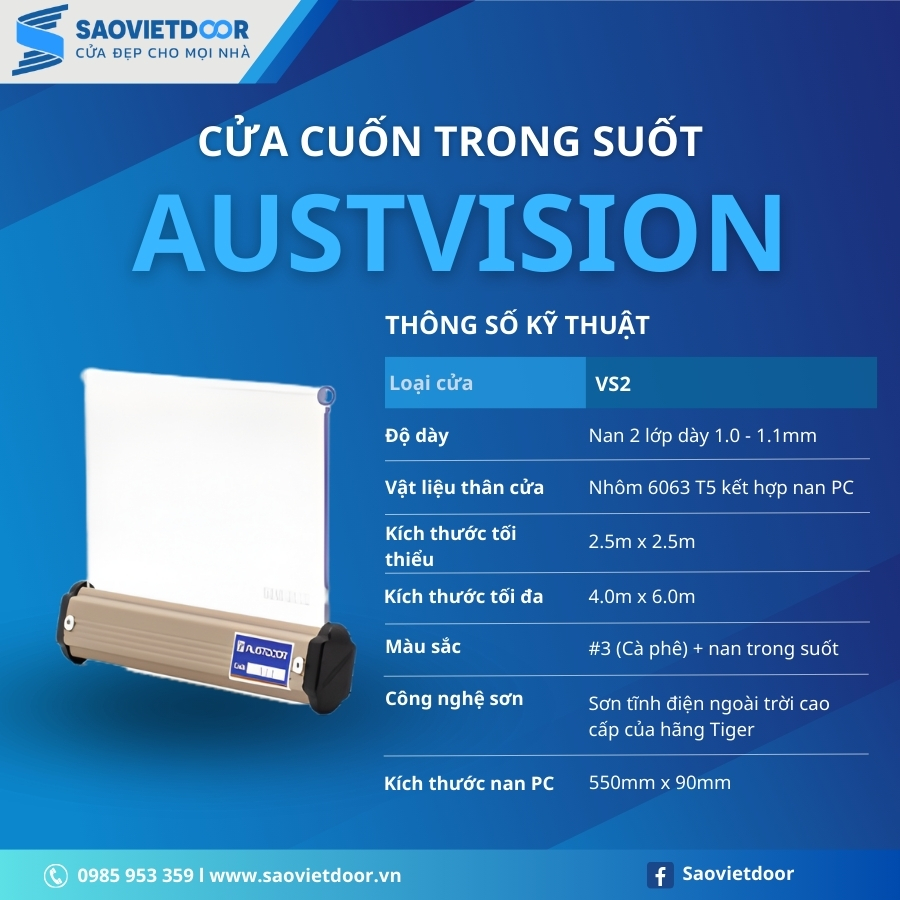 Cửa Cuốn Trong Suốt AustVision Chính Hãng 14 cua cuon ssmarts S90