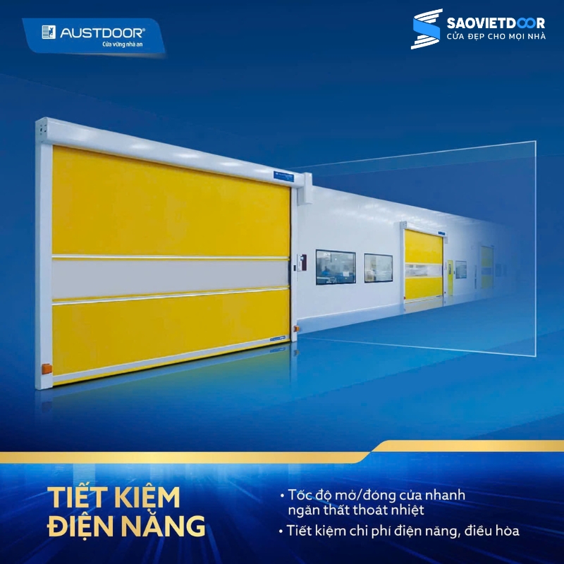 Cửa Cuốn Nhanh PVC Austdoor AD2000I Chính Hãng 7 1