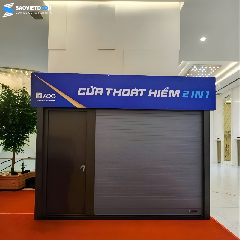 Cửa Thoát Hiểm 2 Trong 1 Austdoor Chính Hãng 9 2 1