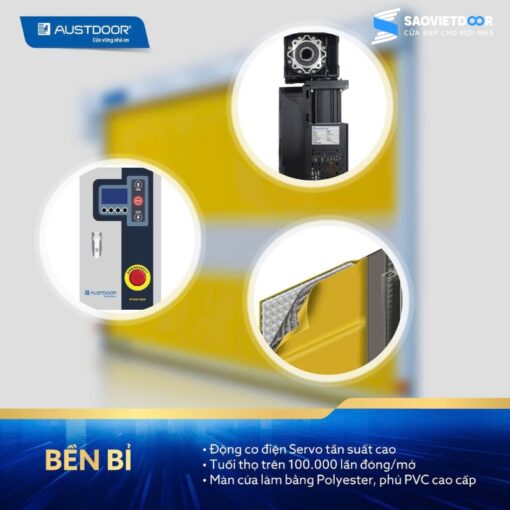 Cửa Cuốn Nhanh PVC Austdoor AD2000I Chính Hãng 12 2