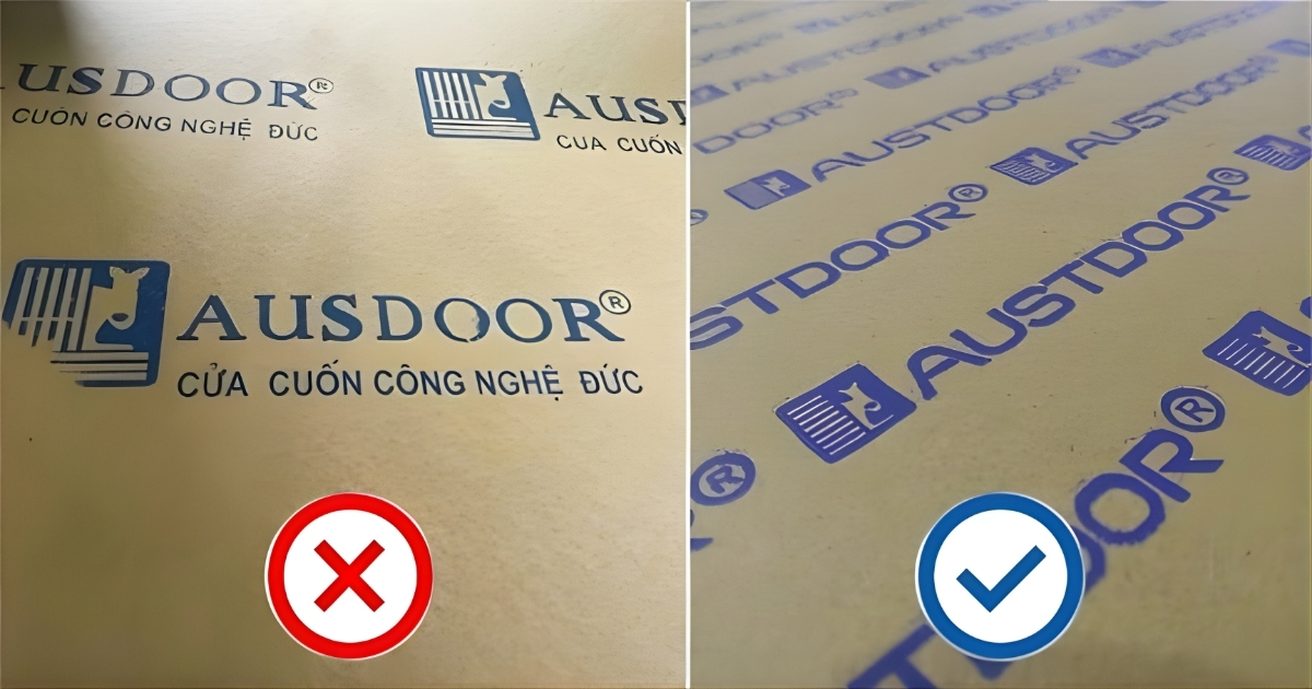 Báo Giá Cửa Cuốn Mới Nhất Tại Saovietdoor 27 Phân biệt cửa cuốn austdoor thật và giả