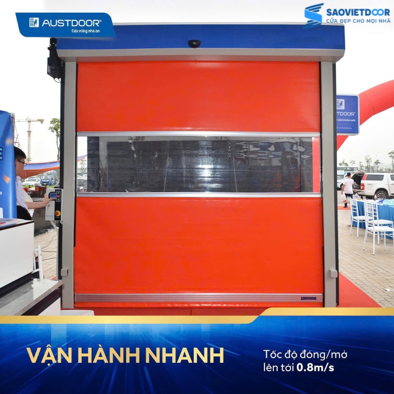 Cửa Cuốn Nhanh PVC Austdoor AD2000I Chính Hãng 9 3