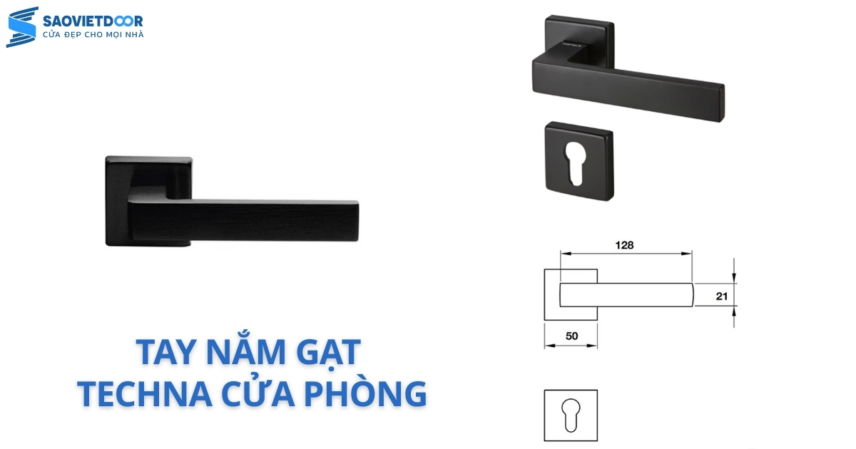 Tay nắm cửa TECHNA Cửa Phòng 
