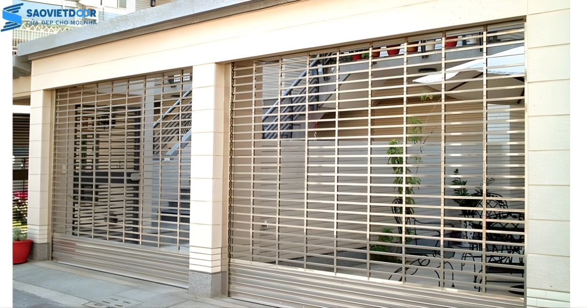 Cửa Cuốn Khớp Thoáng Austdoor AustGrill Chính Hãng