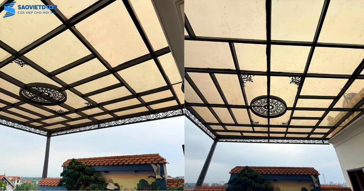 Mẫu Mái Kính Màu Trà Cho Kiến Trúc Tân Cổ Điển 12 Mẫu Mái Kính Màu Trà Cho Kiến Trúc Tân Cổ Điển