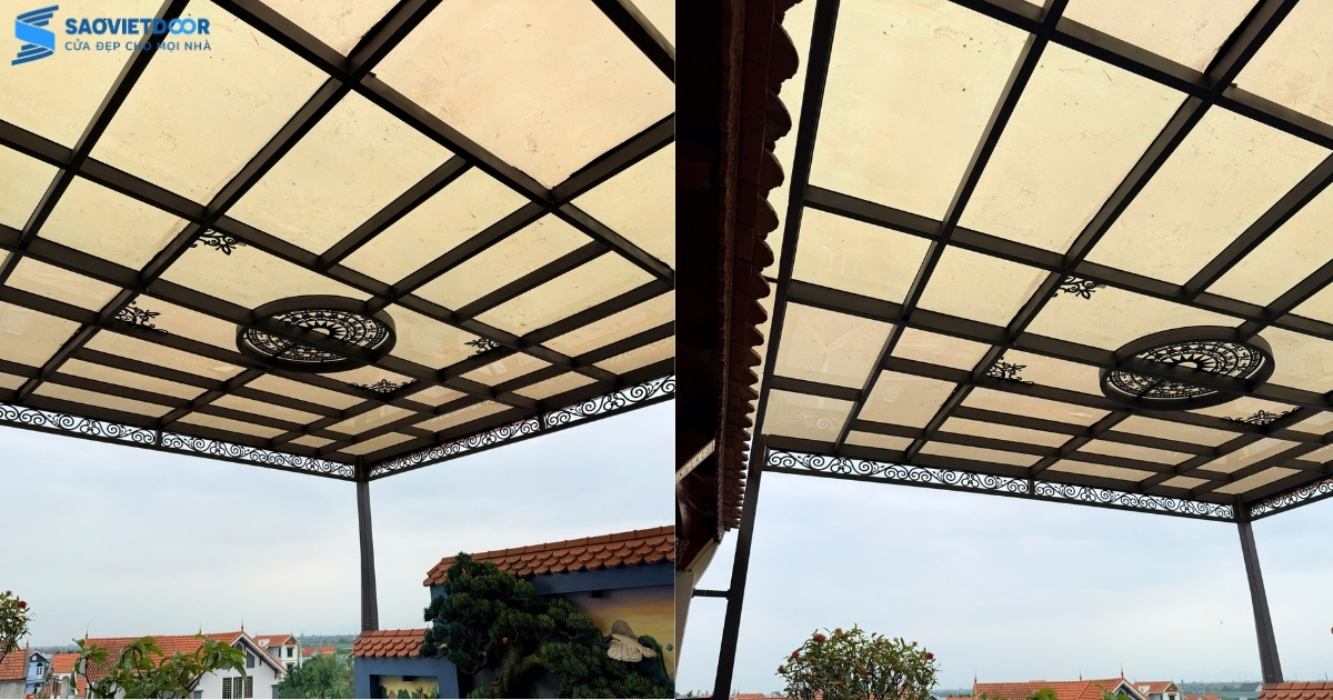 Mẫu Mái Kính Màu Trà Cho Kiến Trúc Tân Cổ Điển 10 Mẫu Mái Kính Màu Trà Cho Kiến Trúc Tân Cổ Điển