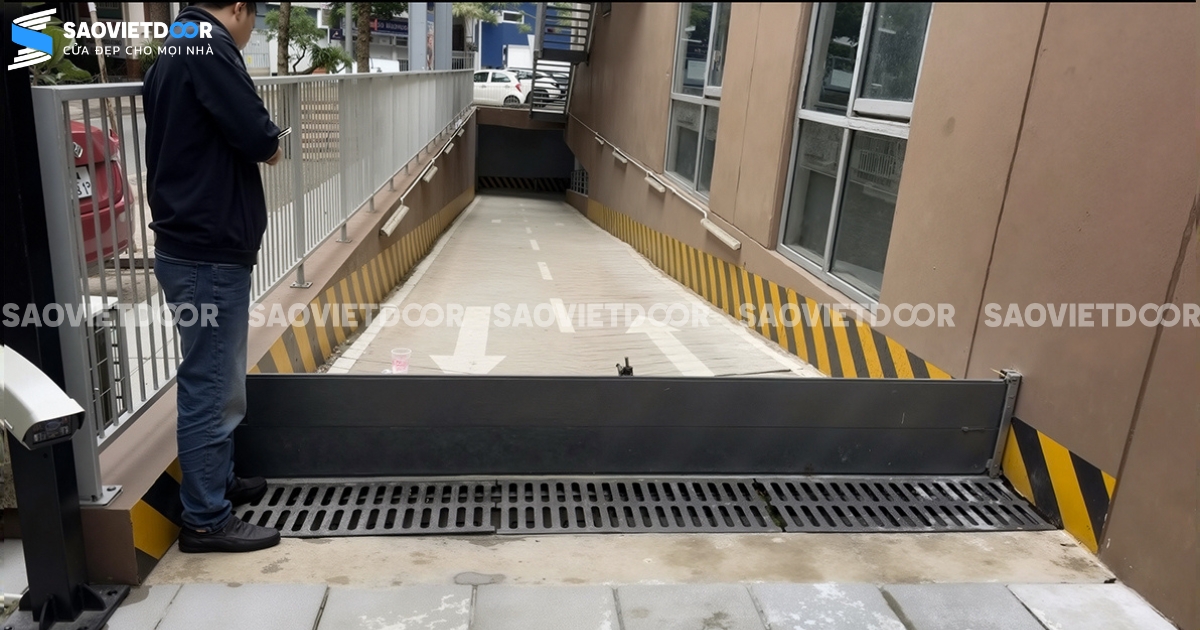 cửa chống ngập hầm chung cư