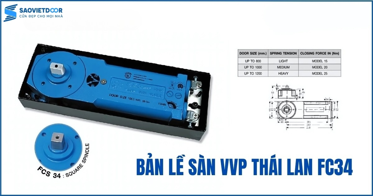 Bản Lề Sàn VVP Thái Lan FC34