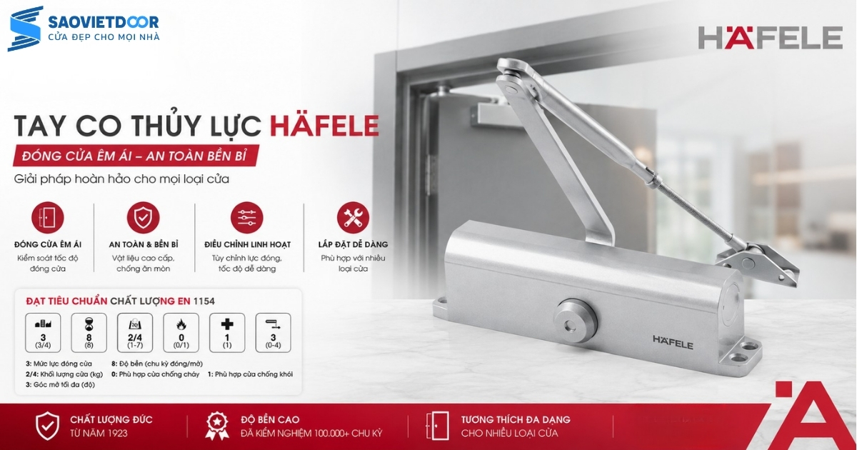 Tay Co Thủy Lực Häfele