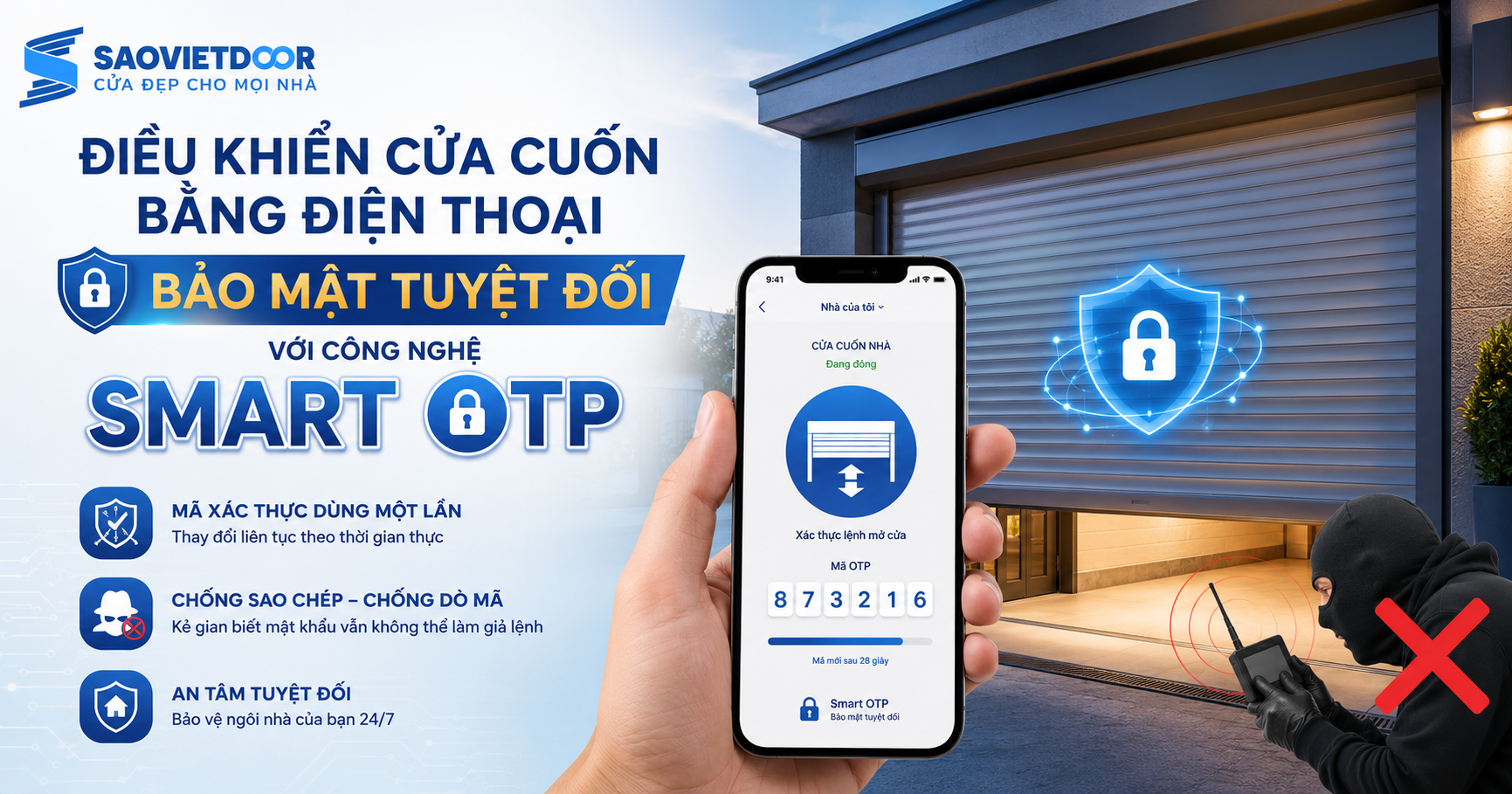Bảo Mật Tuyệt Đối Với Công Nghệ Smart OTP