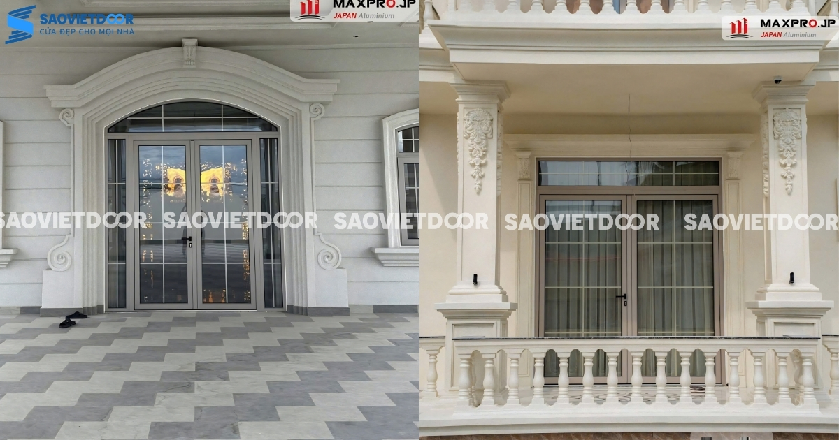 Công Trình Sử Dụng Hệ 70 Maxpro Màu Champagne, Phụ Kiện Giesse 27 Công Trình Sử Dụng Hệ 70 Maxpro Màu Champagne, Phụ Kiện Giesse
