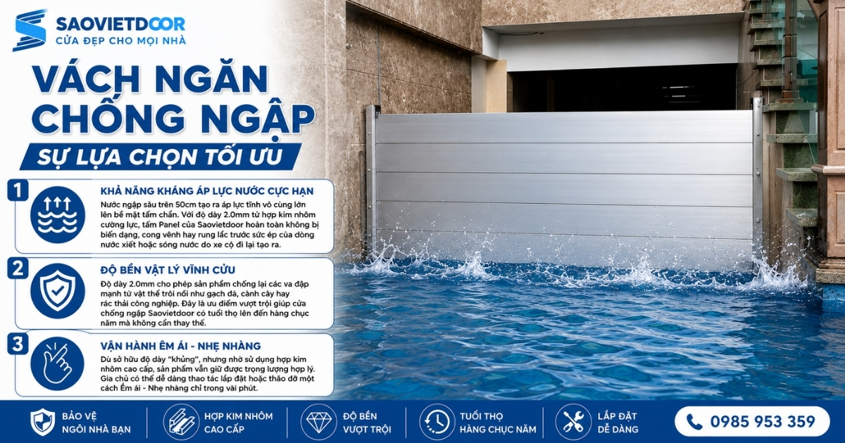 Giới Thiệu Vách Ngăn Chống Ngập - An Toàn Tuyệt Đối 13 Vách Ngăn Chống Ngập - Sự Lựa Chọn Tối Ưu