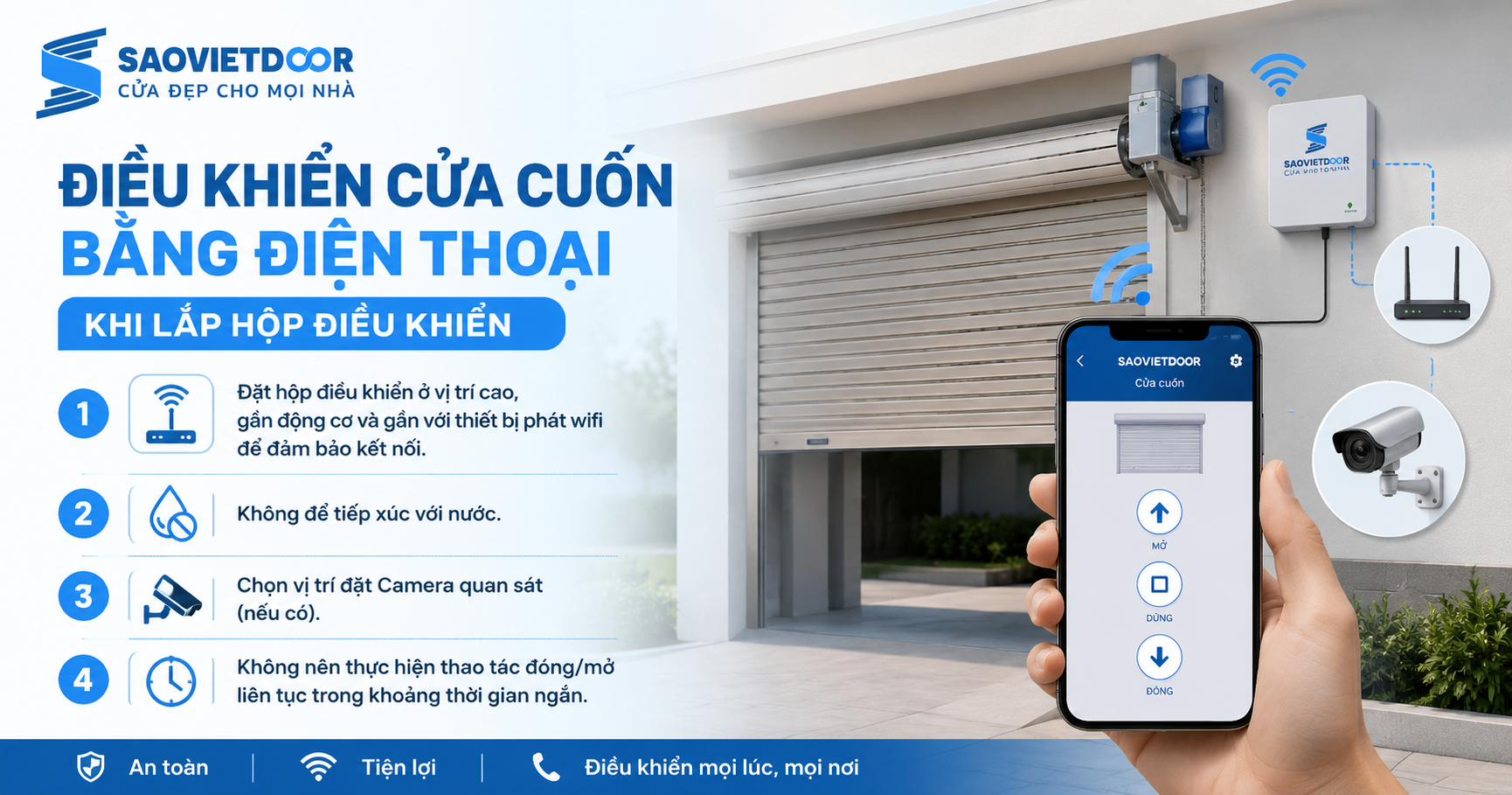 Lưu Ý Khi Lắp Hộp Điều Khiển