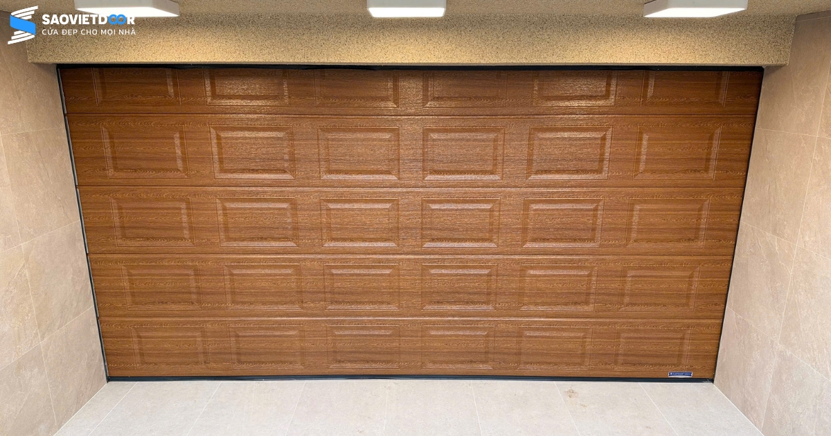Cửa trượt trần sau thi công