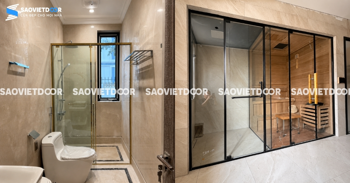 Các Mẫu Phòng Tắm Slim Tại Saovietdoor 13 Các Mẫu Phòng Tắm Slim Đẹp, Đẳng Cấp Nhất Hiện Nay