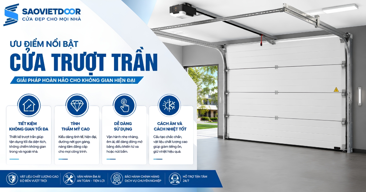 Ưu Điểm Nổi Bật Của Cửa Trượt Trần