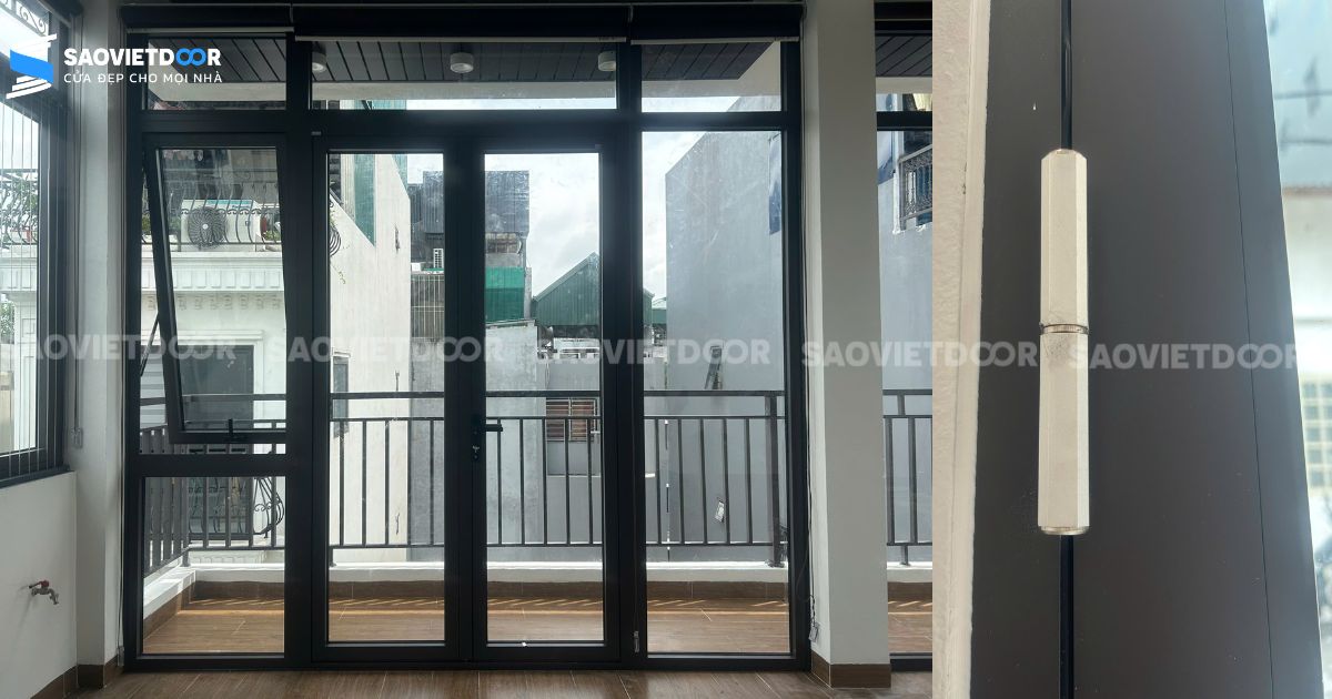 Công Trình Cửa Cuốn, Cửa Nhôm Kính Tại Long Biên 14 Cửa Nhôm Kính Xingfa Nhập Khẩu