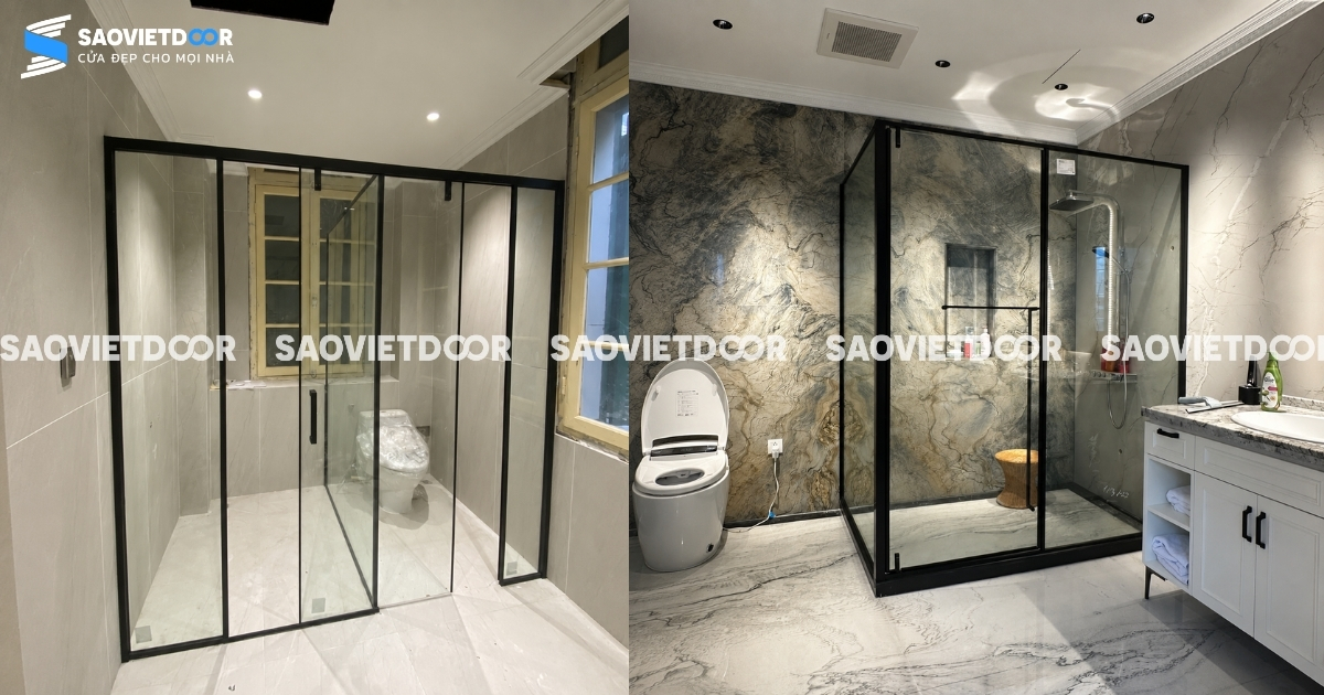 Các Mẫu Phòng Tắm Slim Tại Saovietdoor 15 Các Mẫu Phòng Tắm Slim Đẹp, Đẳng Cấp Nhất Hiện Nay