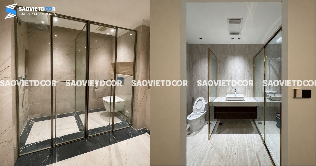 Các Mẫu Phòng Tắm Slim Tại Saovietdoor 16 Các Mẫu Phòng Tắm Slim Đẹp, Đẳng Cấp Nhất Hiện Nay