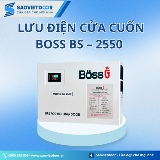 Lưu Điện Cửa Cuốn BOSS G Model BS – 2550