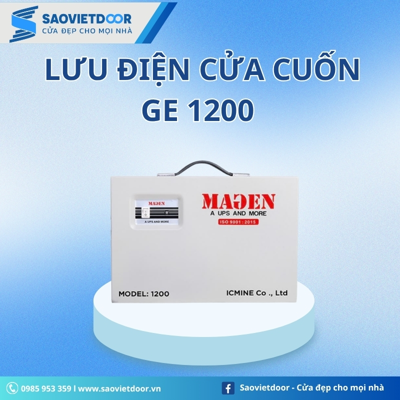 Lưu Điện Cửa Cuốn GE 1200