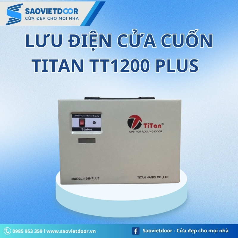 Lưu Điện Cửa Cuốn Titan TT1200 Plus 9 Motor Netdoor N500 4 1
