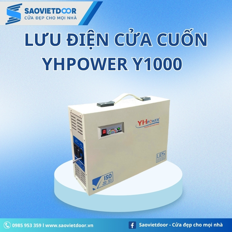 Lưu Điện Cửa Cuốn Yhpower Y1000 9 Motor Netdoor N500 6