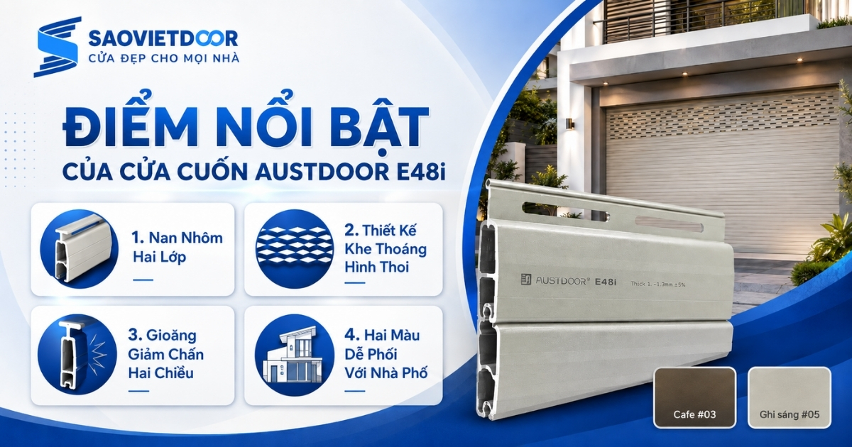 Điểm Nổi Bật Của Cửa Cuốn Austdoor E48i