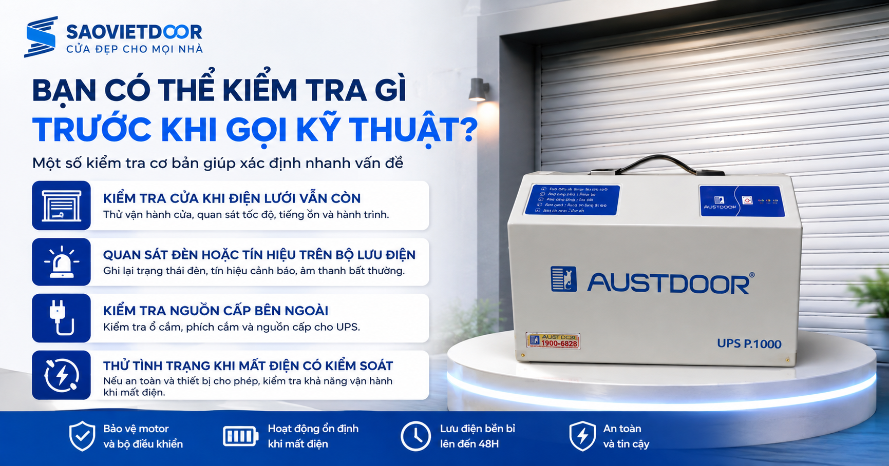 Sửa Lưu Điện Cửa Cuốn Hà Nội – Kiểm Tra Đúng Lỗi Trước Khi Thay 24 Bạn Có Thể Kiểm Tra Gì Trước Khi Gọi Kỹ Thuật?