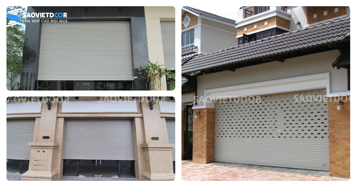 Những Mẫu Cửa Cuốn Nhà Phố Đẹp