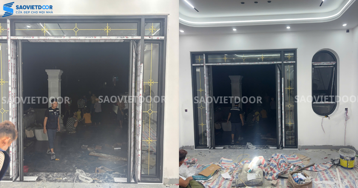 Công Trình Cửa Nhôm Kính Phú Thọ Của Anh Hậu