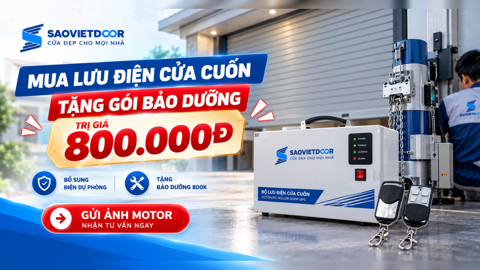 Mua lưu điện cửa cuốn – Tặng gói bảo dưỡng 800K 21 10