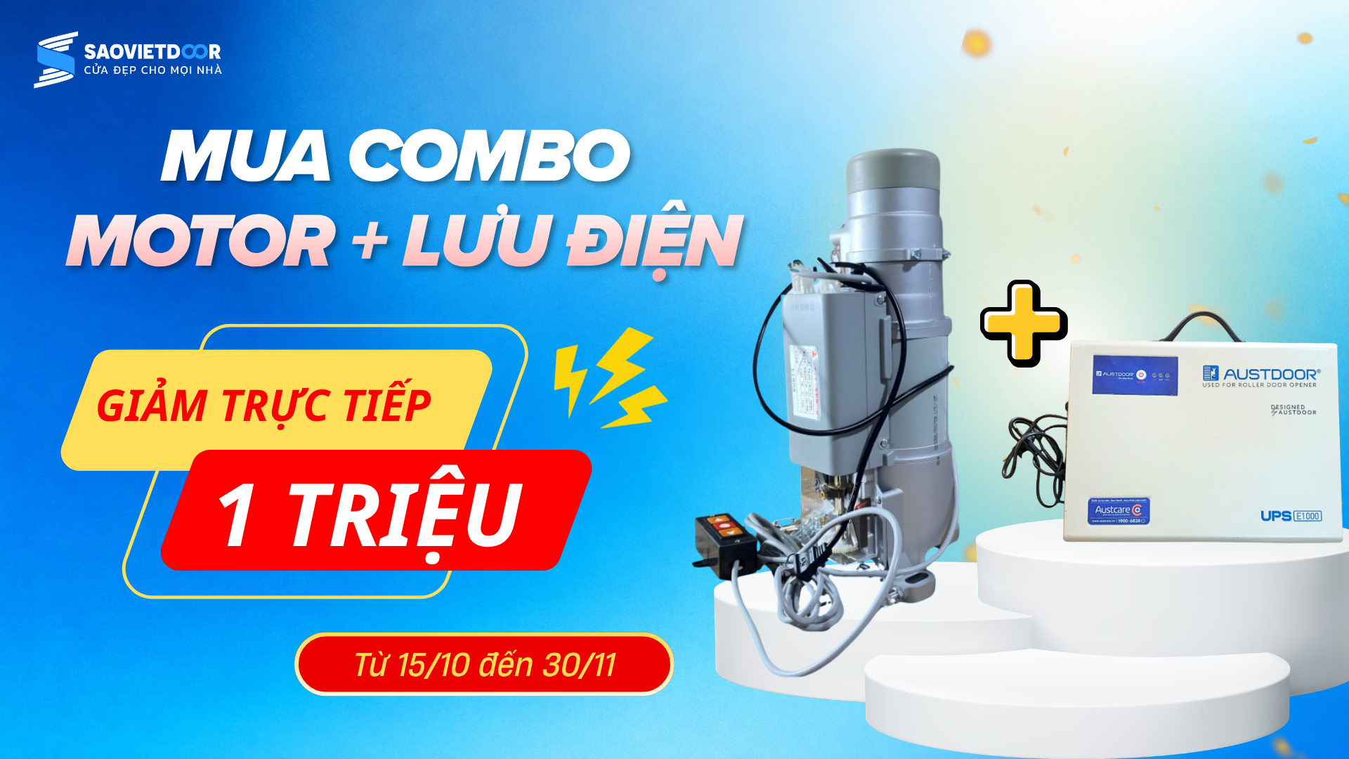 Mua Combo Motor + Lưu Điện Giảm 1 Triệu